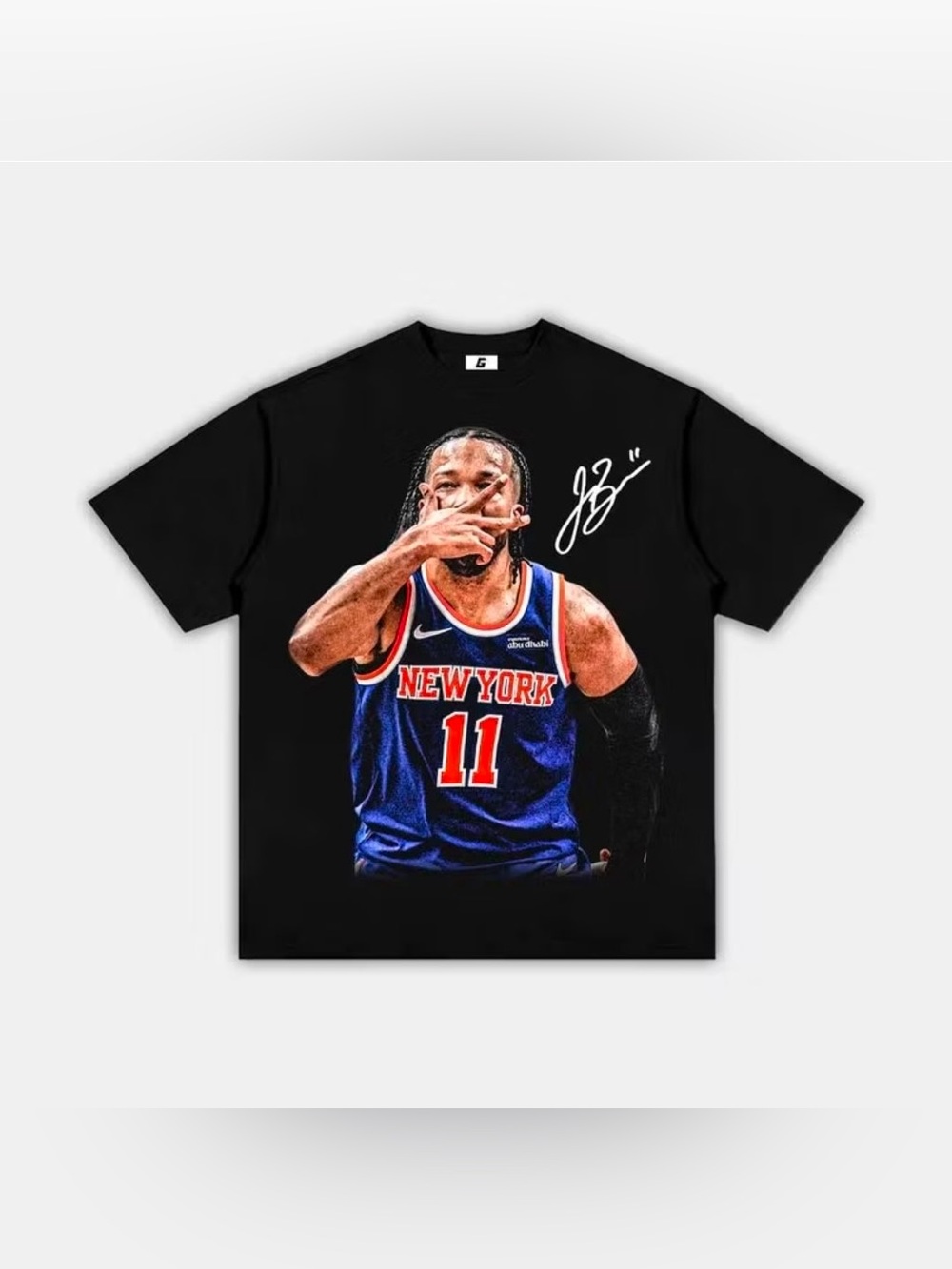 Jalen Brunson Take Over The Game T-Shirt (Double-Sided Print)